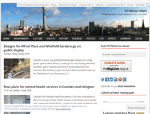 Tablet Screenshot of news.fitzrovia.org.uk